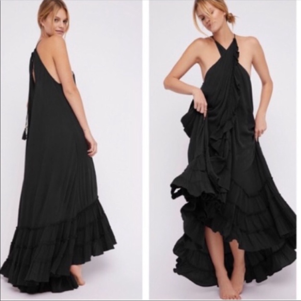 Free People Wrap Around Maxi Dress